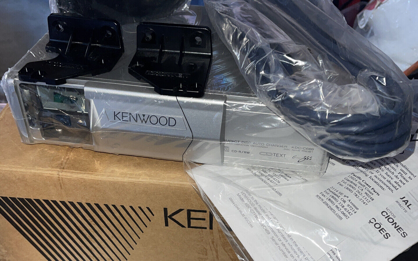 Kenwood Kdc-c669 6 Disk Cd Auto Changer New Old Stock Rare